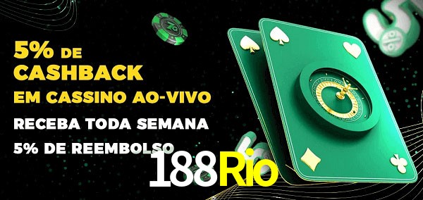 Promoções do cassino ao Vivo 188Rio